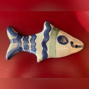 M.A. Hadley Pottery Fish Ornament
